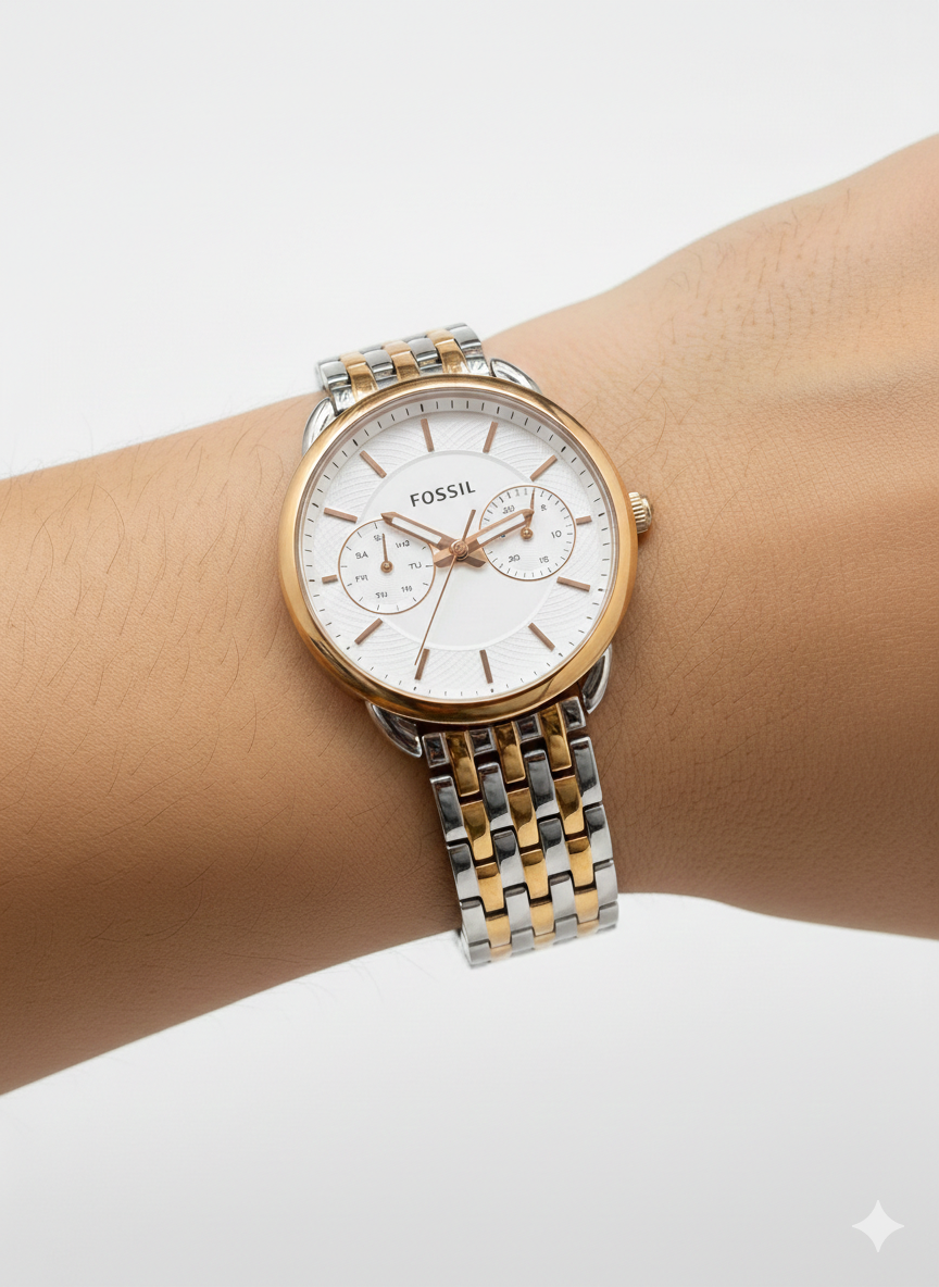 Fossil Multifunction Two-Tone Stainless Steel Women's Watch ✨⌚️⭐