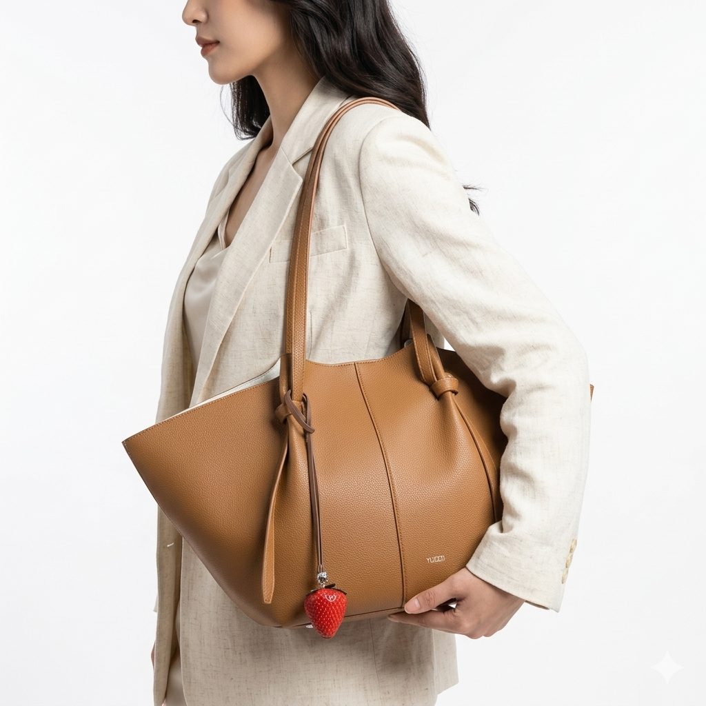 Yuzefi Earth Tone Bag 👜 Beige, Brown, Burgundy Palette