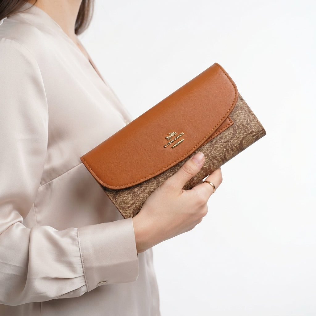 Louie Dennis Monogram Wallet and Card Holder Set