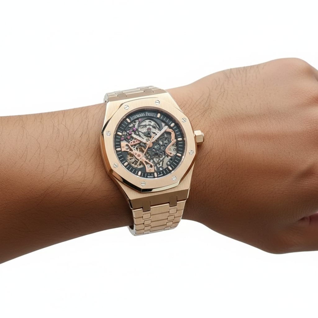 Audemars Piguet Royal Oak Openworked Skeleton Watch ⌚✨⚙️