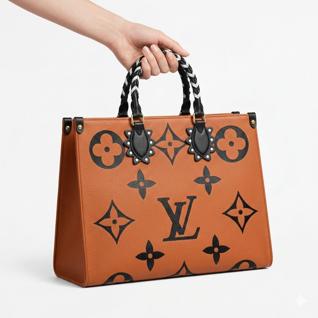 Louis Vuitton Onthego Giant Monogram Tote with Braided Handle 👜✨🎨