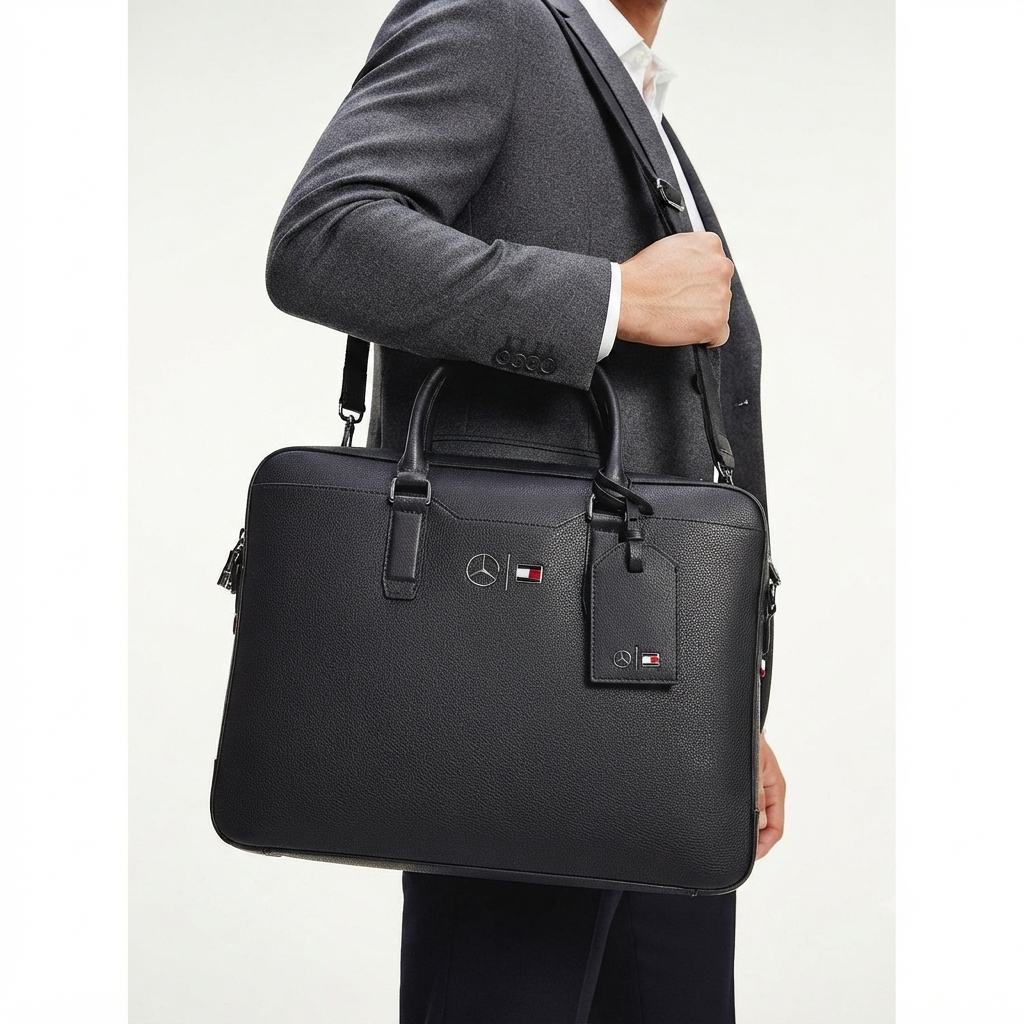 Mercedes-Benz x Tommy Hilfiger Premium Laptop Briefcase 💼🏎️