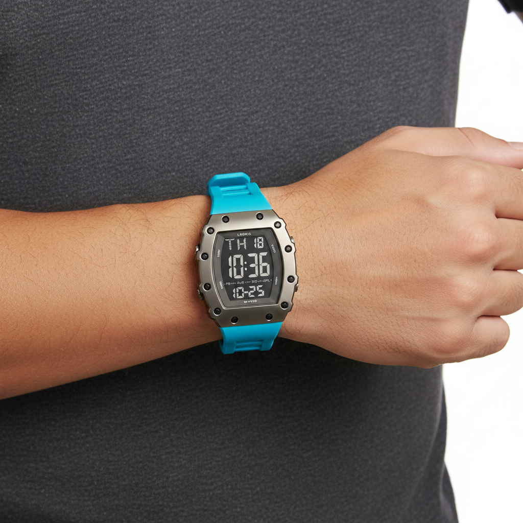 LASIKA W-F168 Rugged Digital Sport Watch in Electric Blue ⌚️💎⚡️