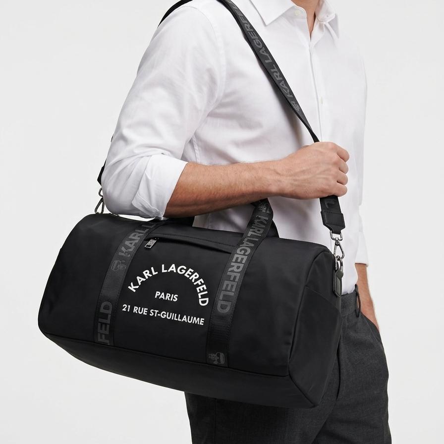 Karl Lagerfeld Paris Rue St-Guillaume Duffel Bag 👜🖤✨