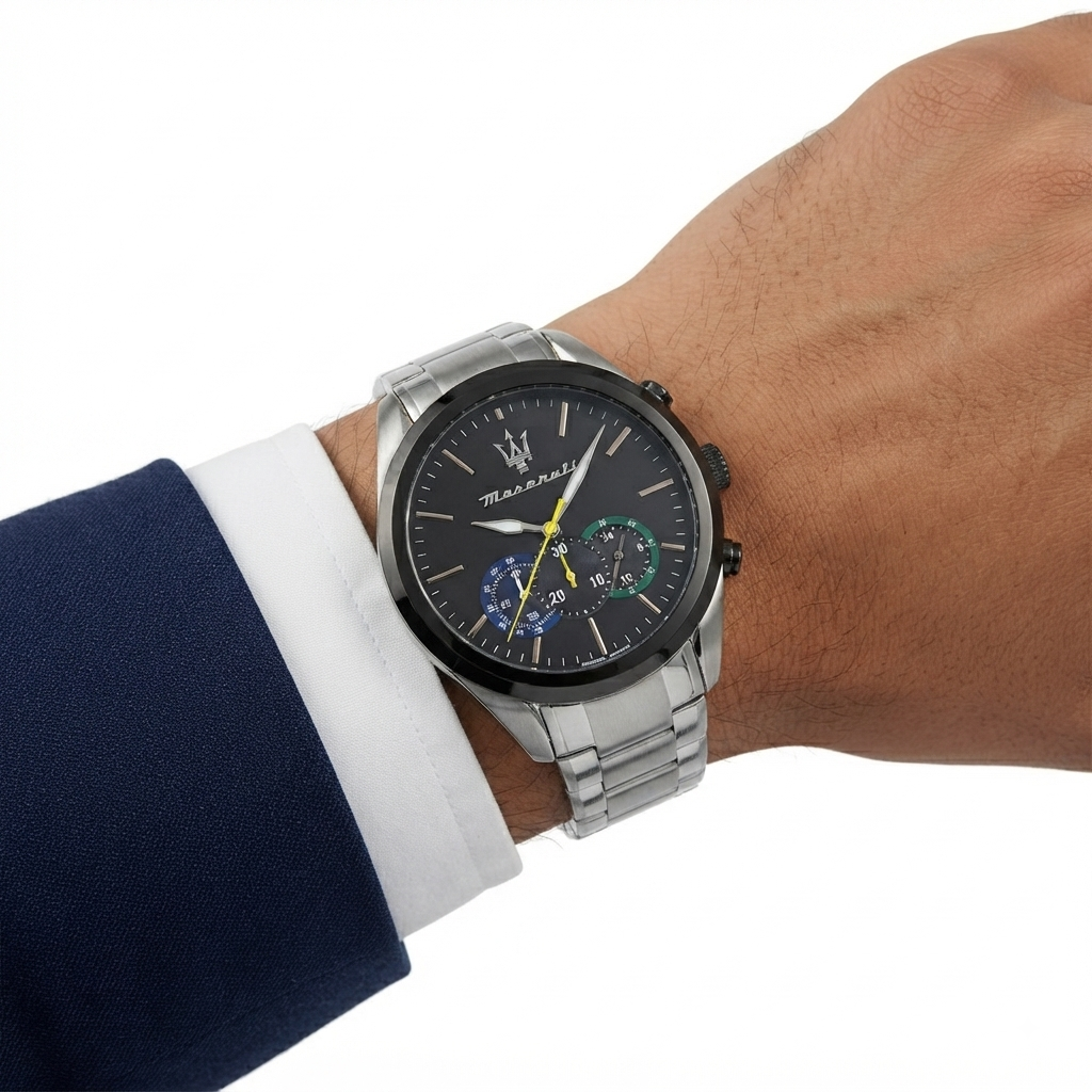 Maserati Traguardo Automatic Chronograph Stainless Steel Watch