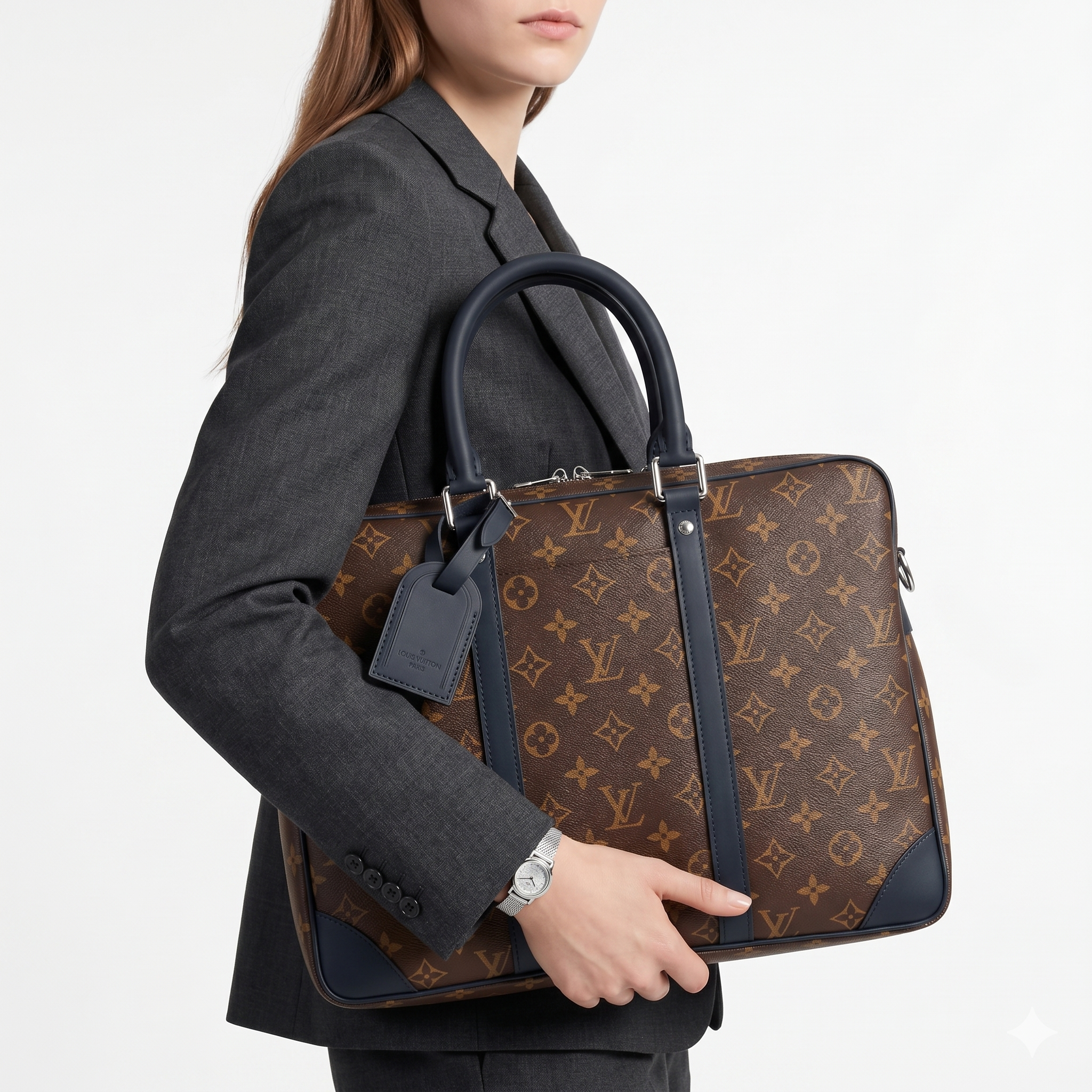 Louis Vuitton Monogram Briefcase with Detachable Strap 💼✨