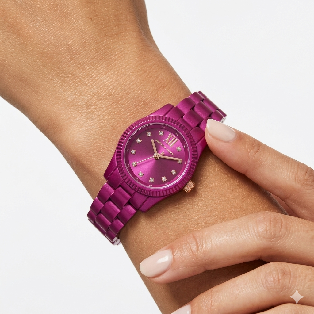 Michael Kors Pink Stainless Steel Watch 🌸⌚✨