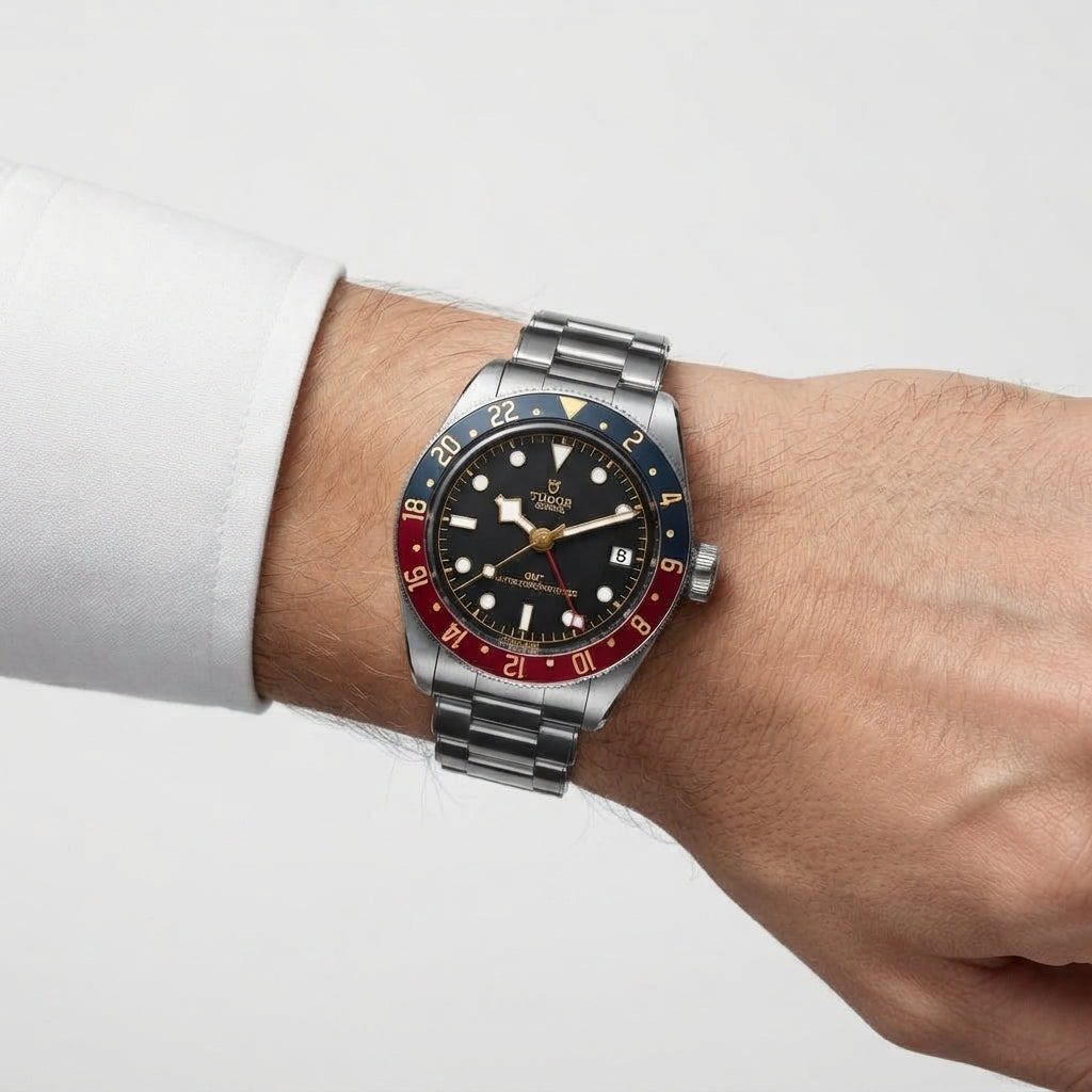 Tudor GMT Master Chronometer Stainless Steel Rotating Bezel Watch