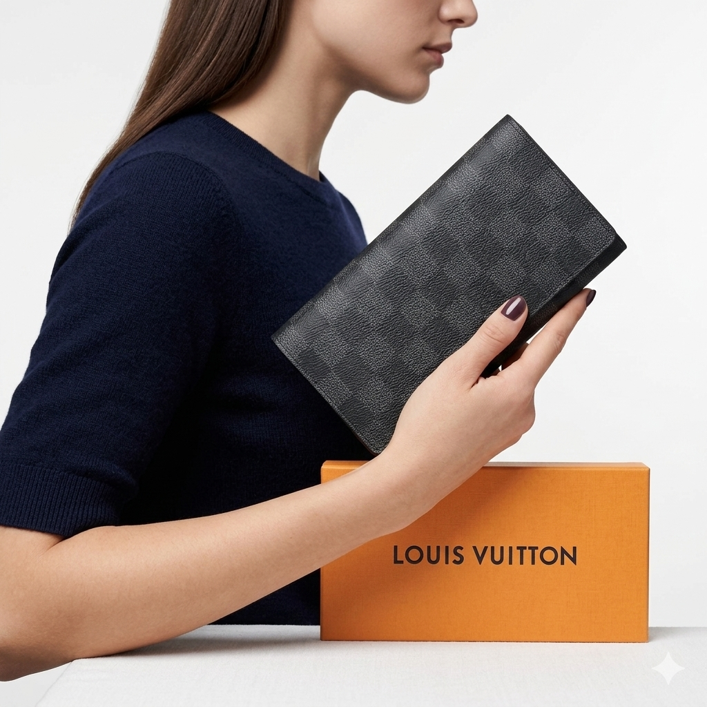 LOUIS VUITTON Bi-Fold Wallet 🖤🤎 Luxe Organizer