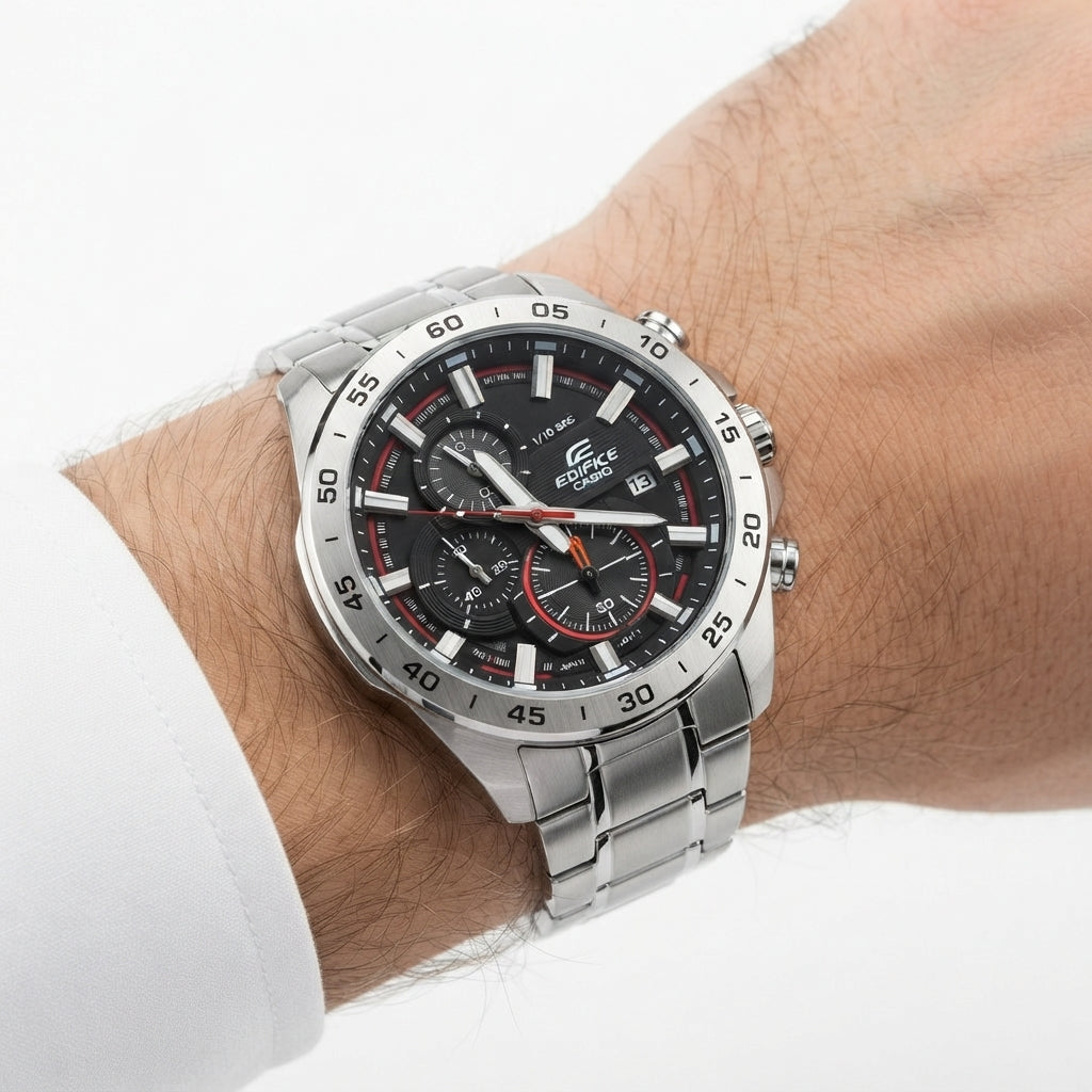 Casio Edifice Stainless Steel Chronograph Watch