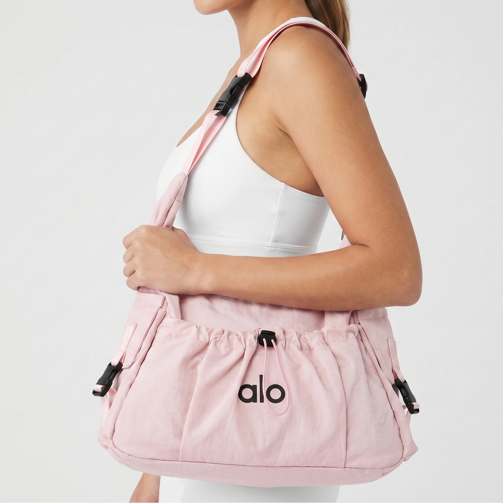 AIo Pink Drawstring Bag 🌸🎀