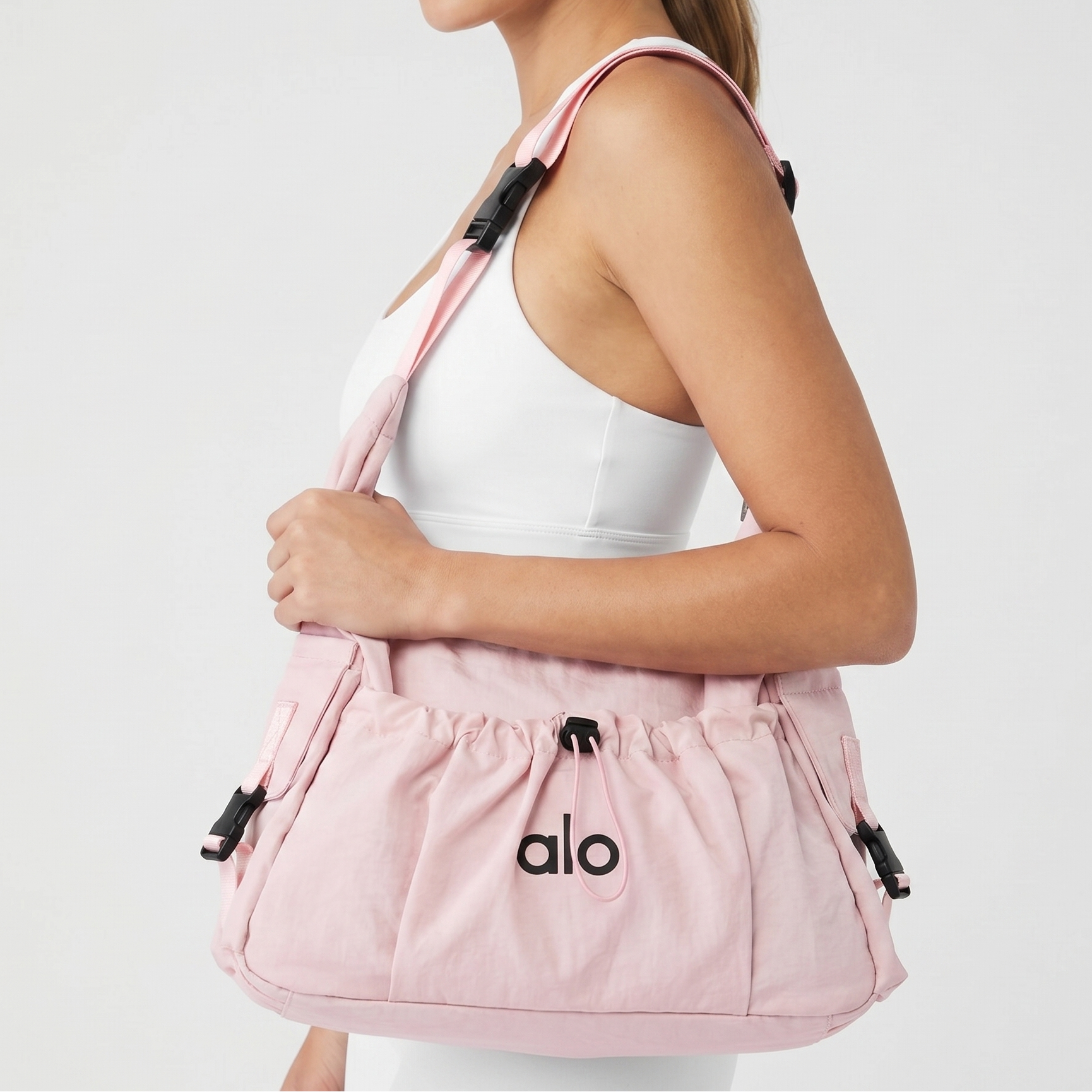 AIo Pink Drawstring Bag 🌸🎀