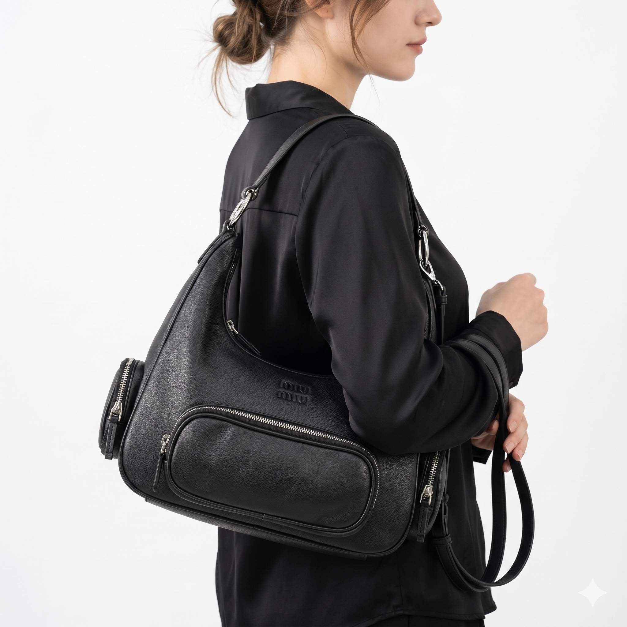 Miu Miu: Chic Brown Hobo Bag 👜🤎