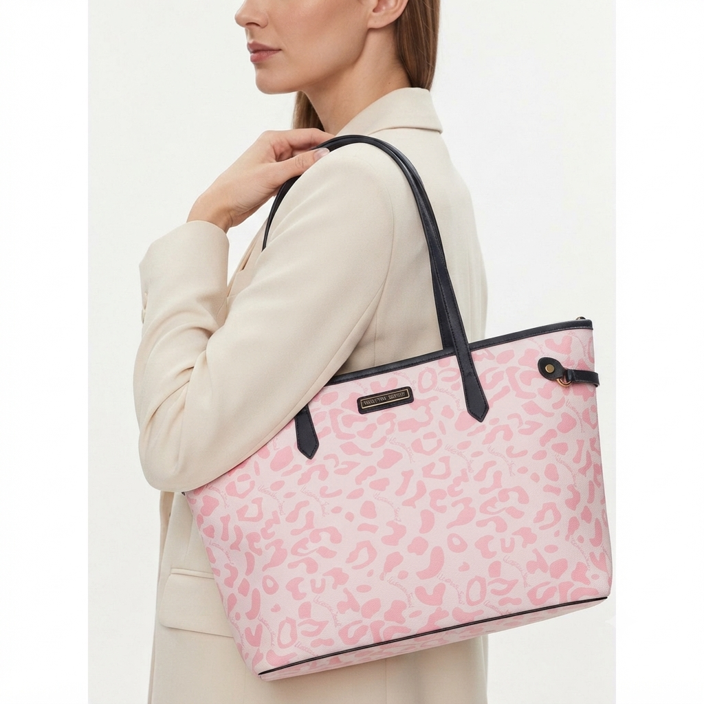 Victoria's Secret Pink Leopard Print Tote Bag 🐆✨