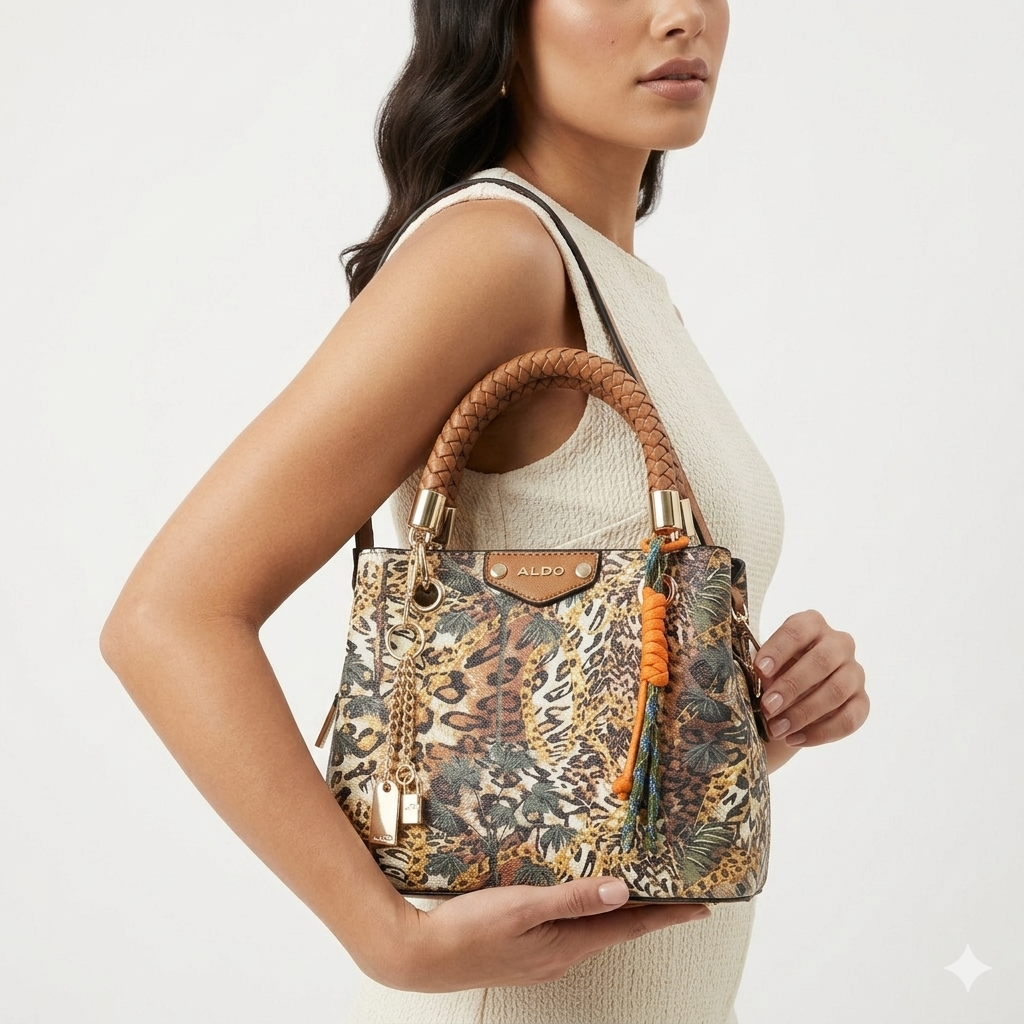 ALDO Crossbody Bag with Gold Medallions 💫