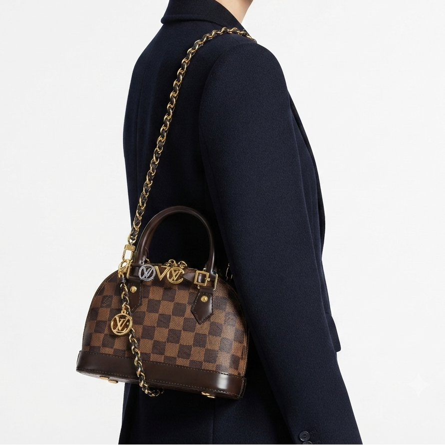 Louis Vuitton Damier Ebene Alma BB Top Quality Handbag