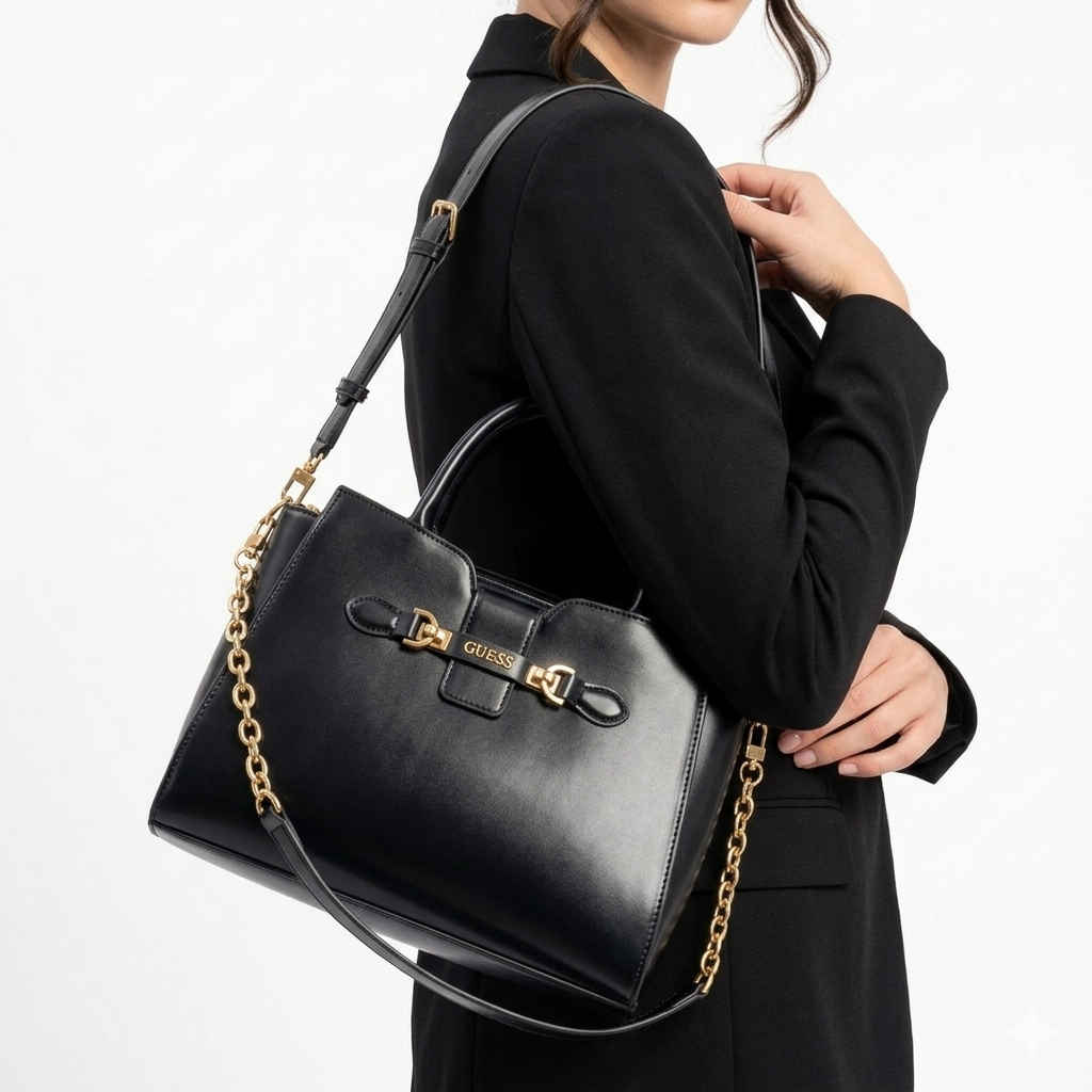 🖤 GUESS Black Bag: Urban Edge & Chic Style