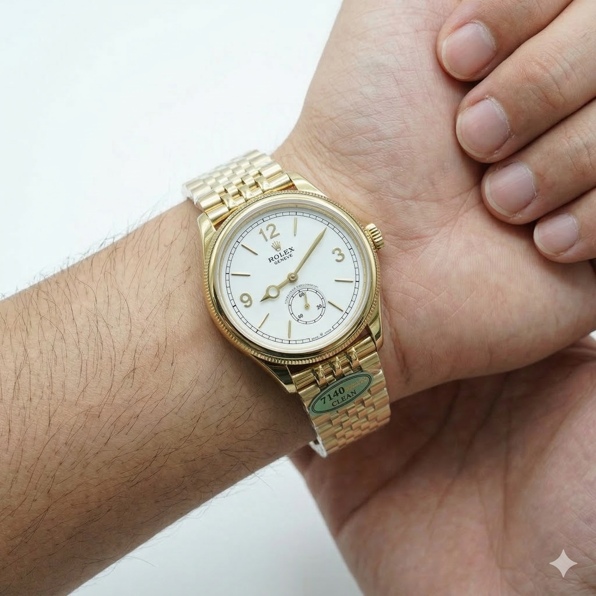 Rolex Half Ita 1908: Gold & Blue Accent Watch 🔵👑