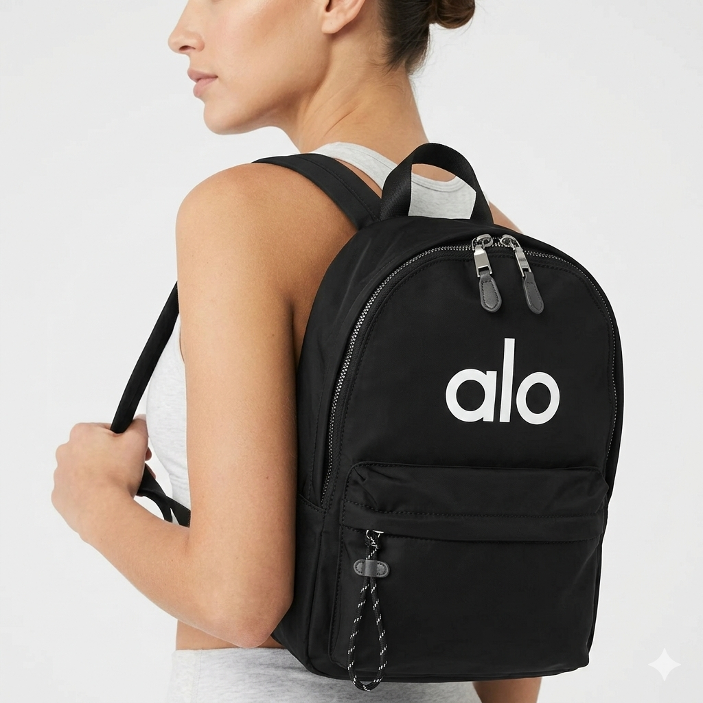 Alo Yoga Everyday Mini Backpack 🧘‍♀️🖤✨