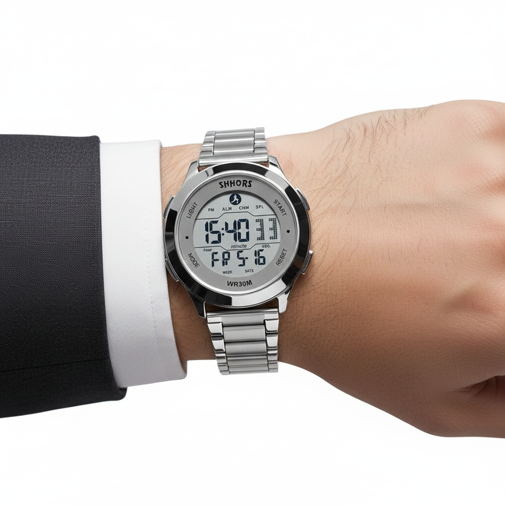 🚀 SHHORS Sport Digital Watch with Chronograph and WR30M ⏱️