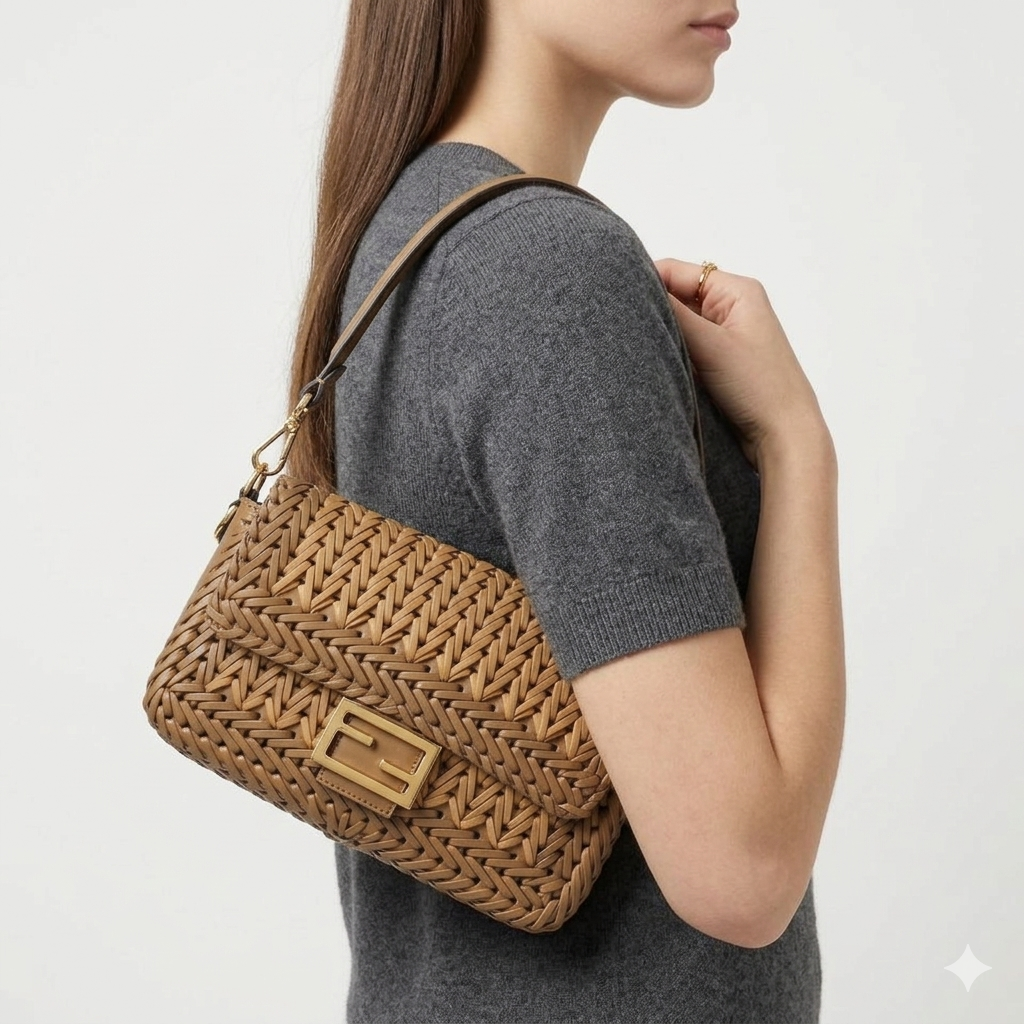 Fendi Brown Bag 👜 Chic Designer Handbag 🤎