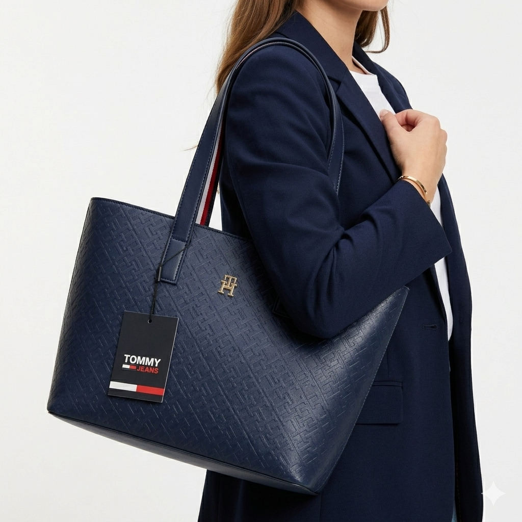 Tommy Jeans Blue Tote Bag 🛍️ Classic Denim Style