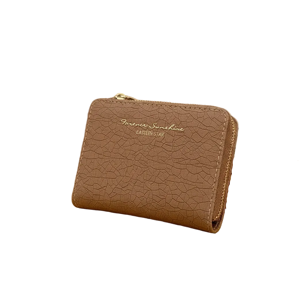 🌟 Forever Sunshine Eastern Star Compact Brown Wallet 🤎💼