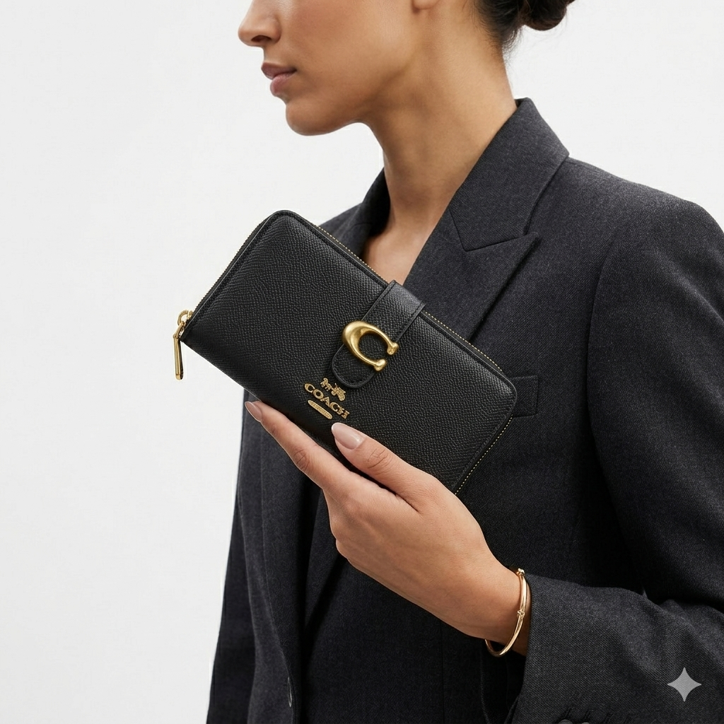 Coach Black Wallet 🖤 Top Quality, Boxed