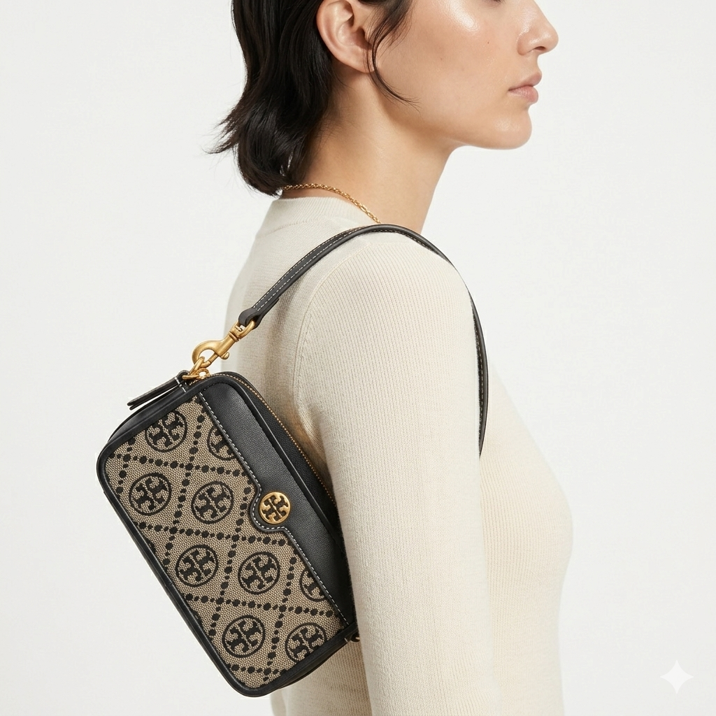 Tory Burch: Classic Black Crossbody 🖤👜💛