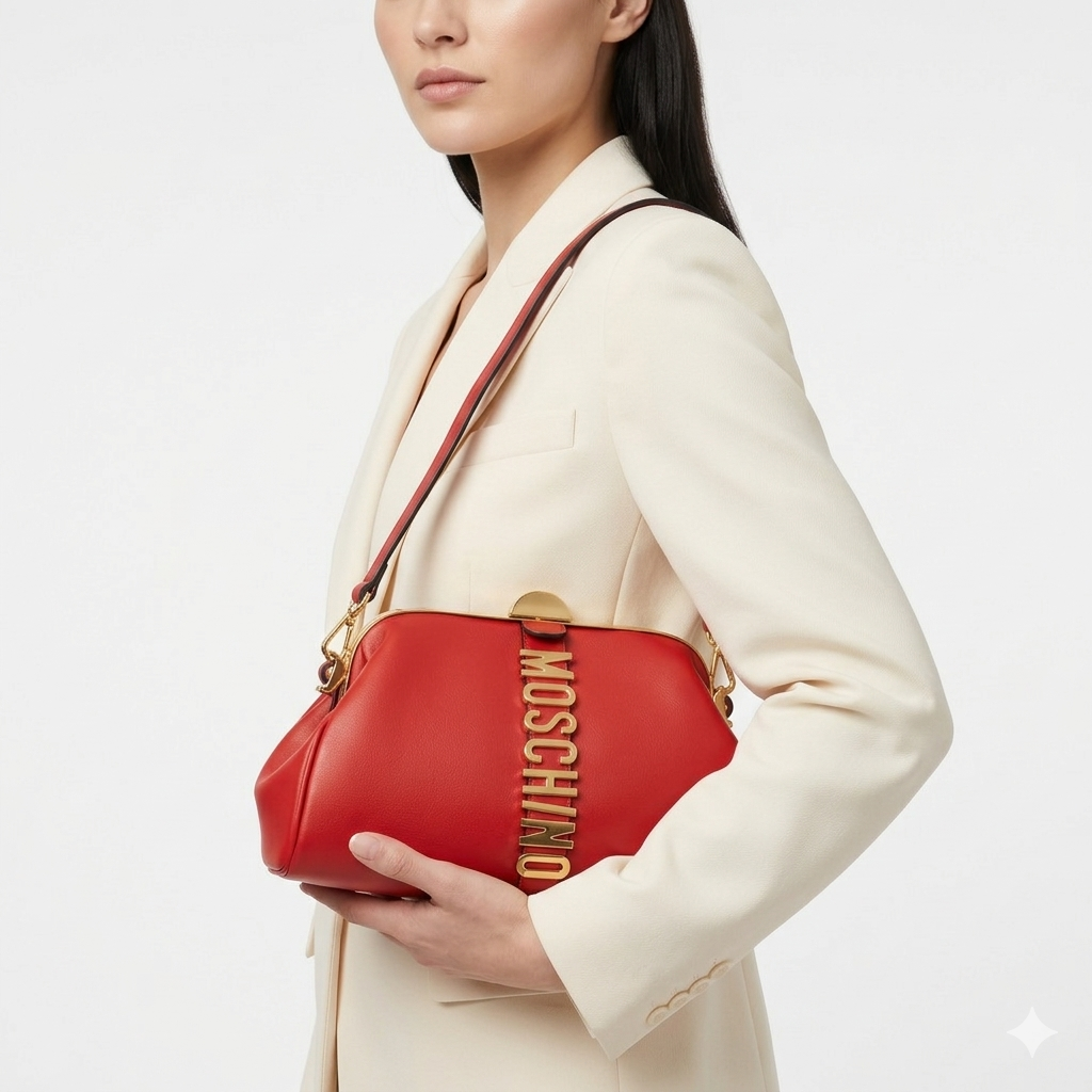 Moschino Tri-Color Bag 👜❤️🤍