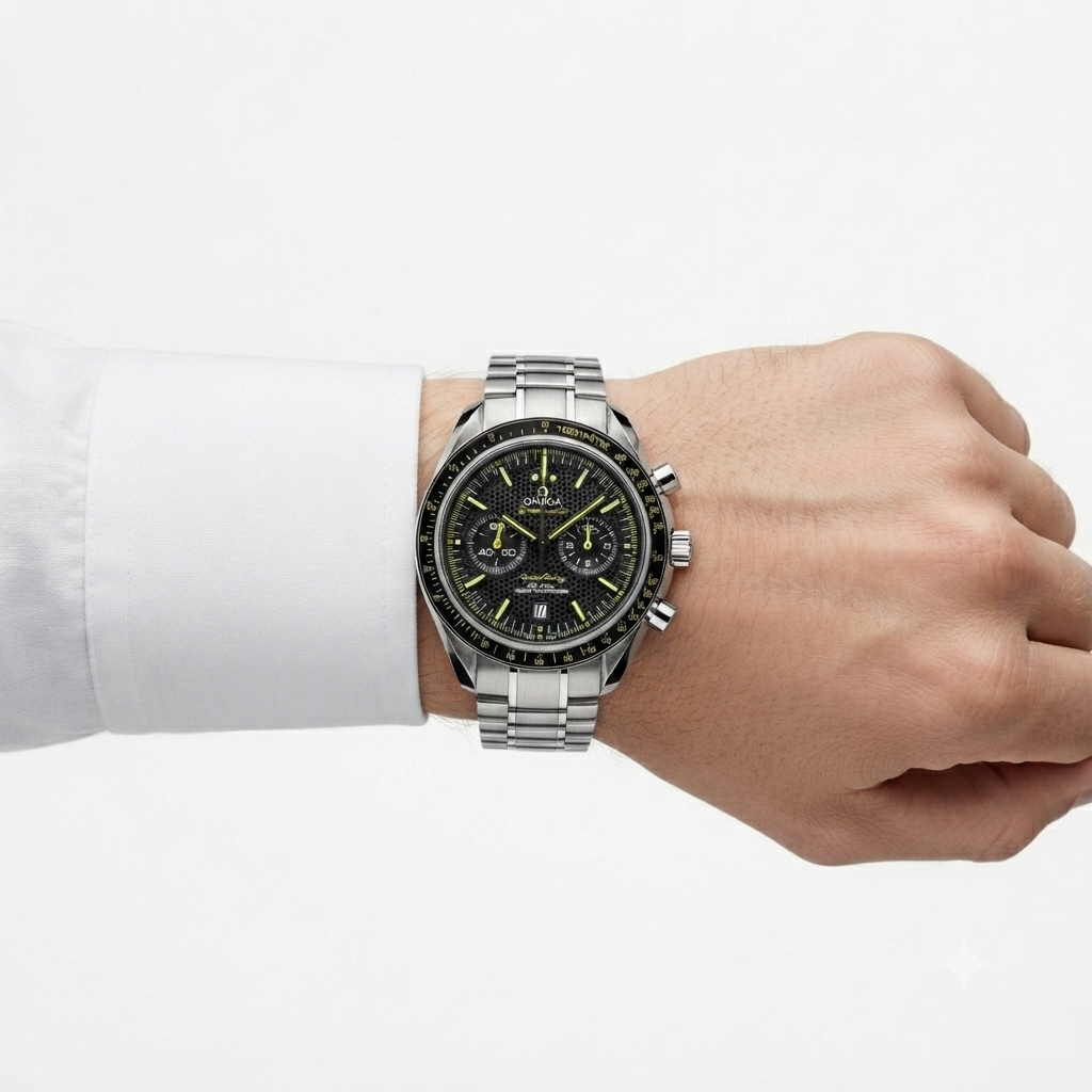 Omega Speedmaster Super Racing Honeycomb Dial Stainless Steel Watch