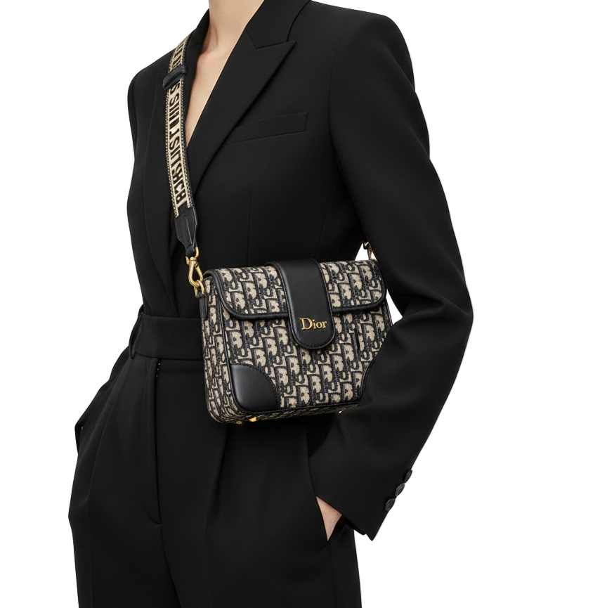 Dior Book Tote Small Oblique Canvas Bag 🖤👜✨