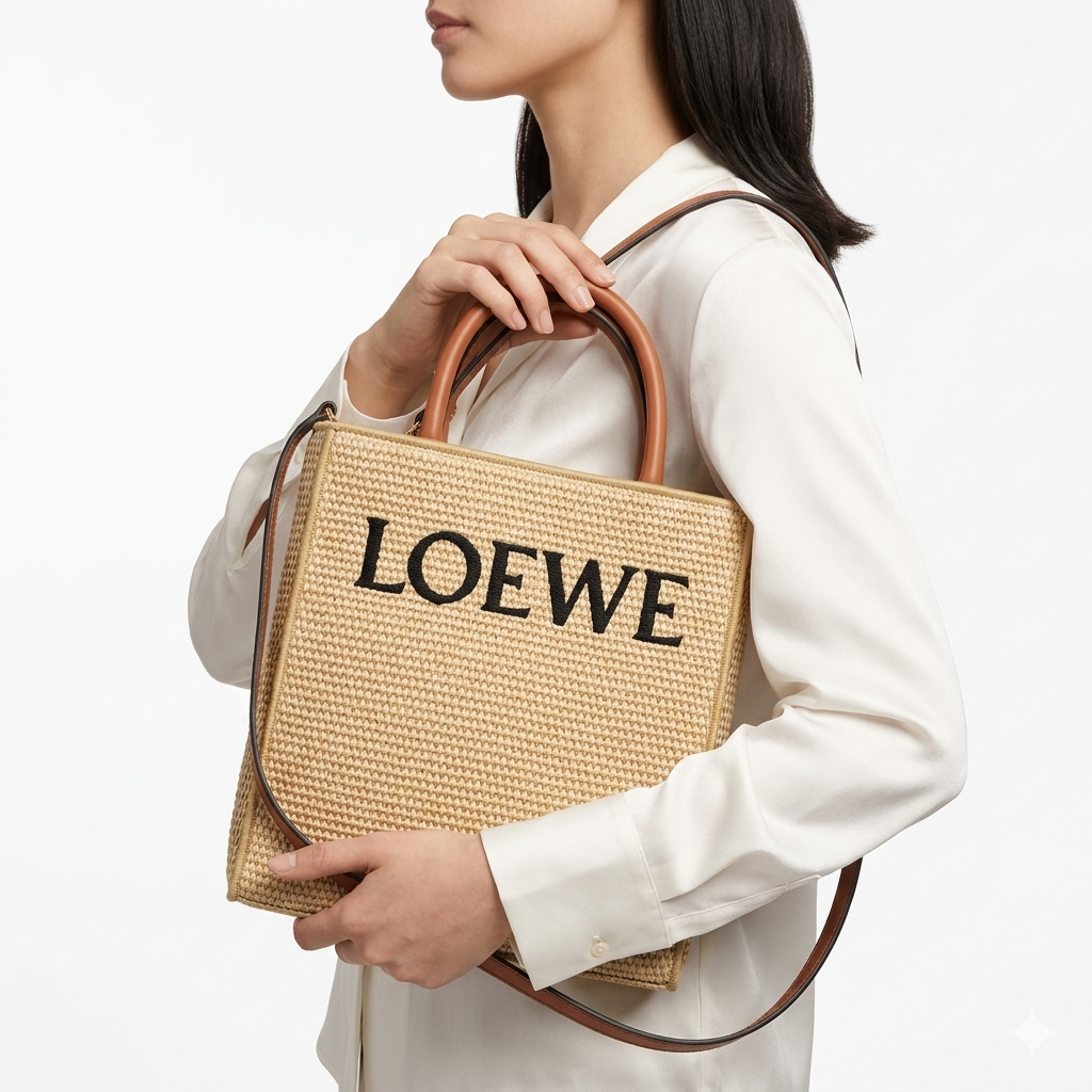 Loewe Structured Bag 👜 Chic Designer Handbag