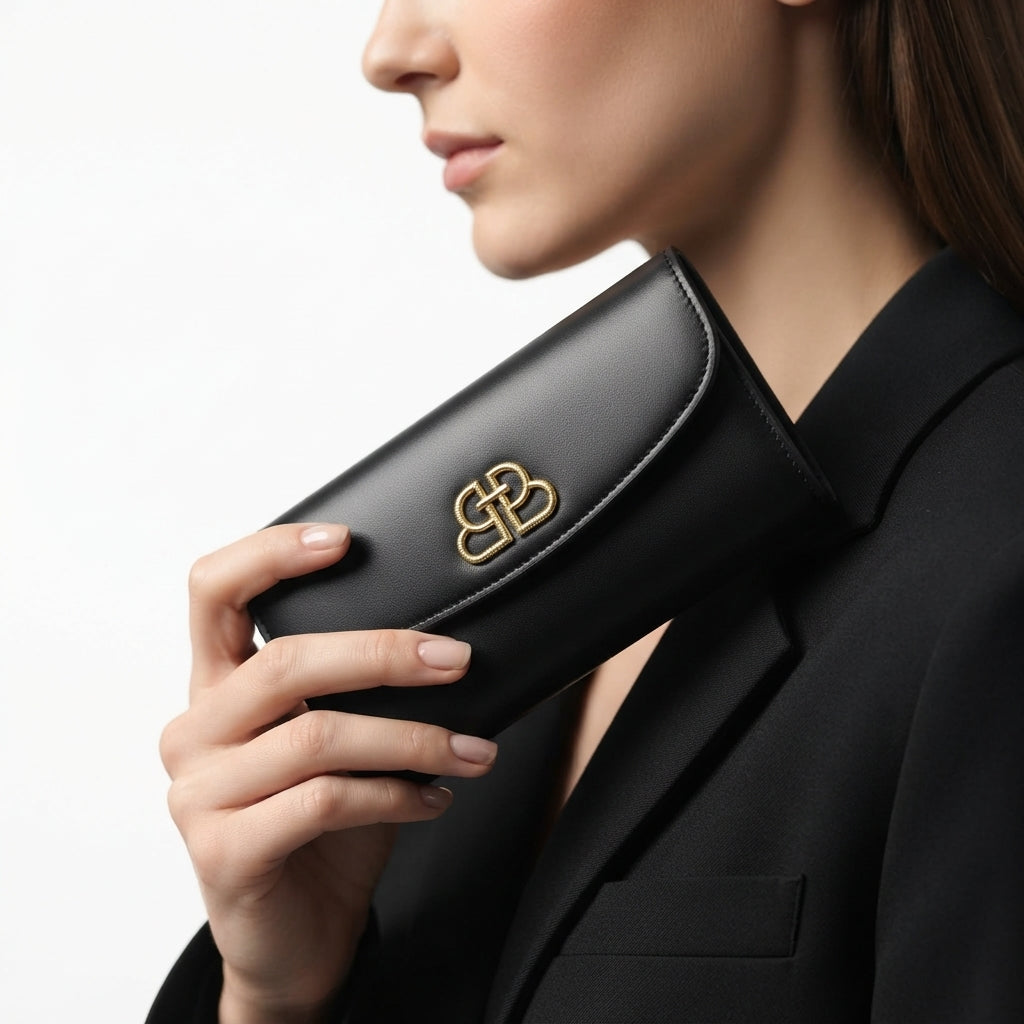 Louie Dennis Signature Black Wallet and Card Holder Gift Set