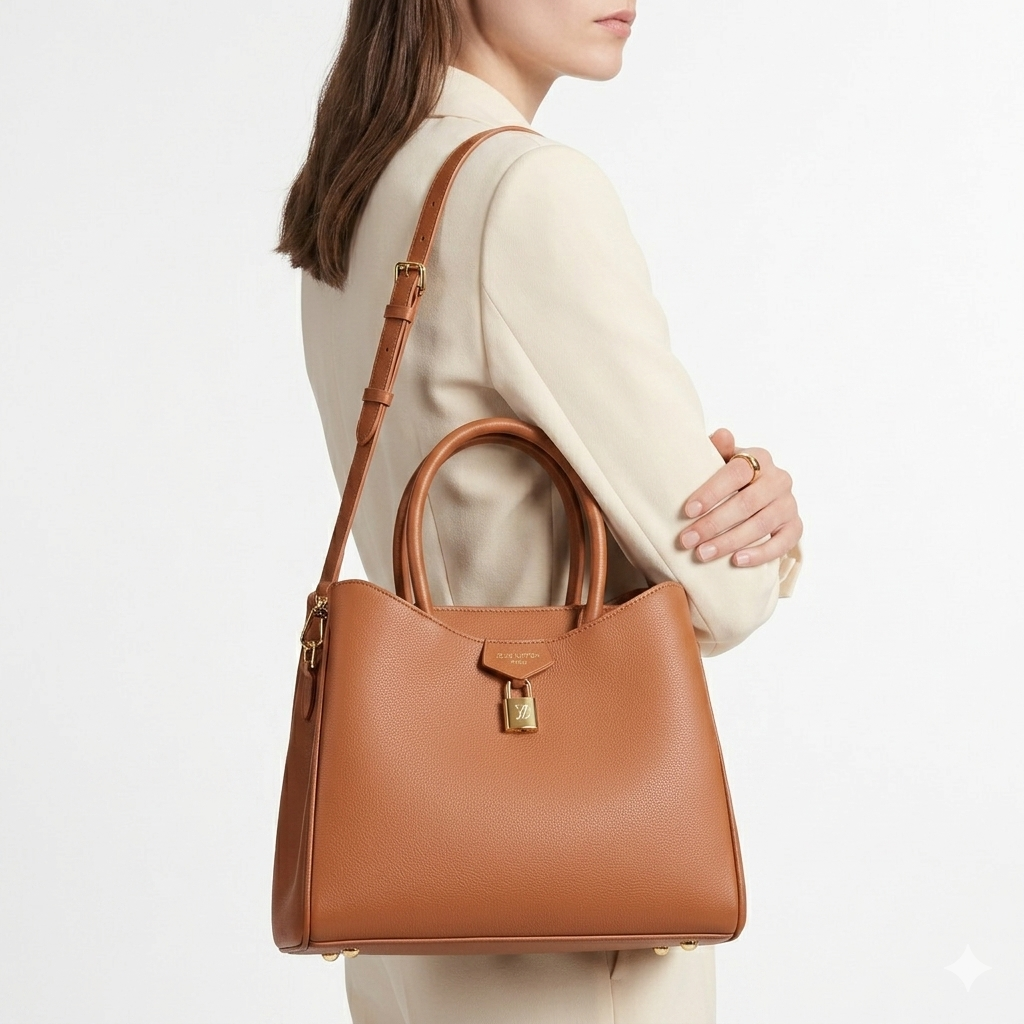 Louis Vuitton Elegant Padlock Handbag 👜✨💼