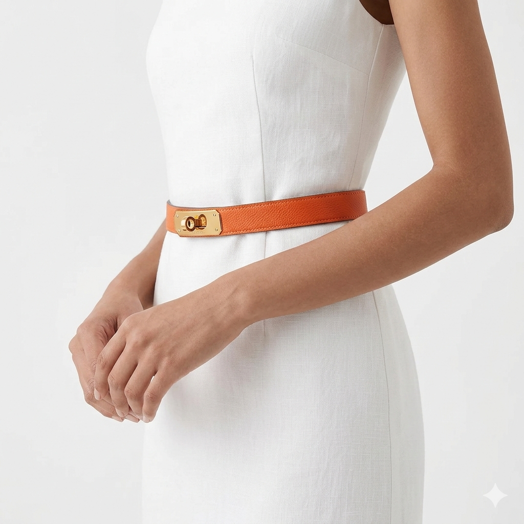 Hermes Orange & Green Belt 💚🧡 Iconic Style