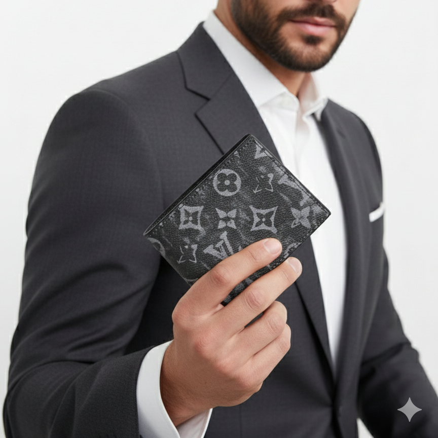 Louis Vuitton Monogram Eclipse Slender Wallet 💼✨🖤