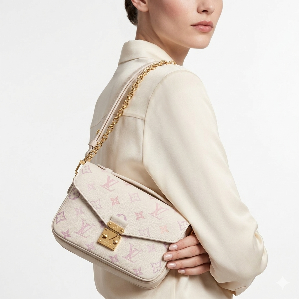 Louis Vuitton Pochette Métis in Pastel Monogram Canvas 👜✨🌸