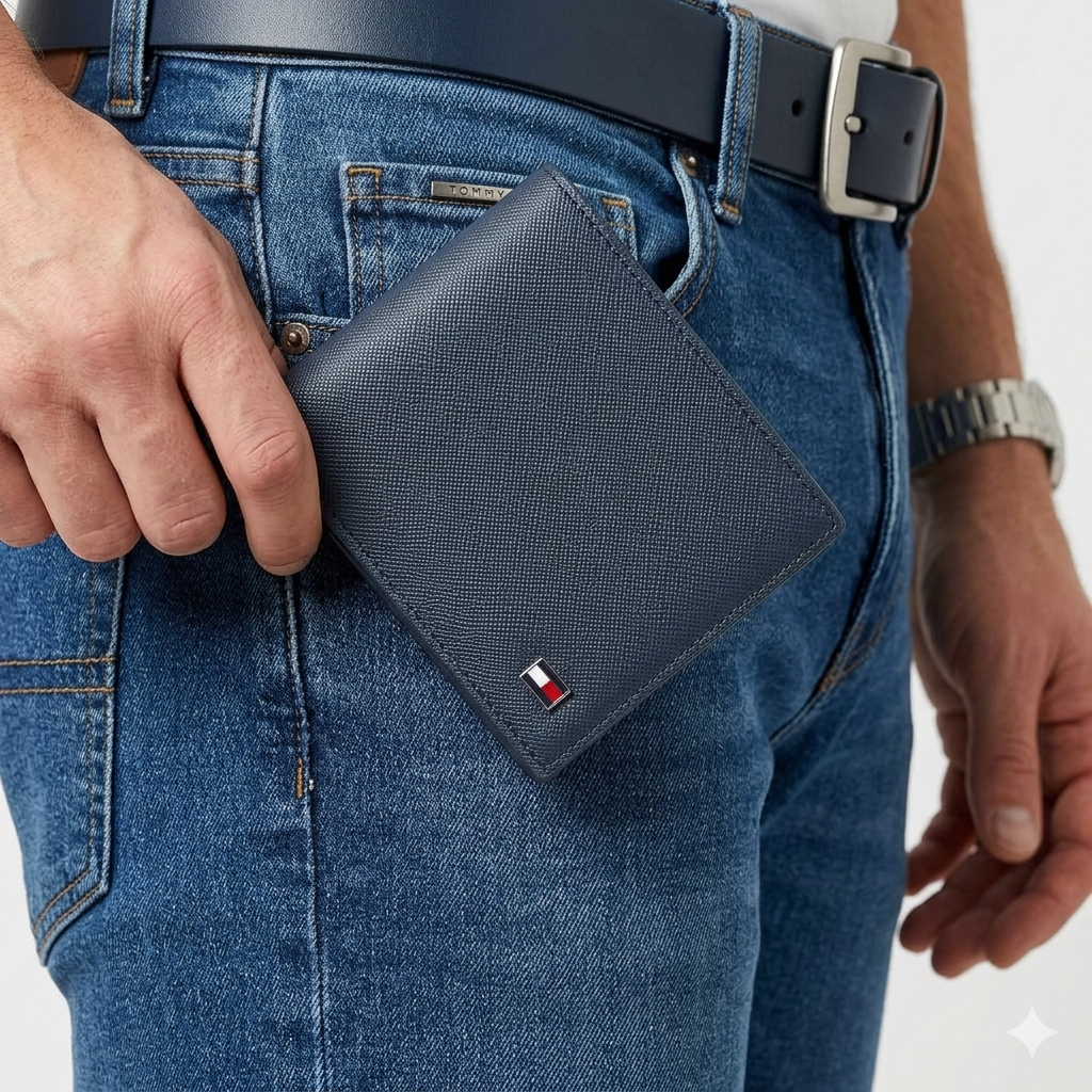 Navy Wallet: Classic Style 💼💙
