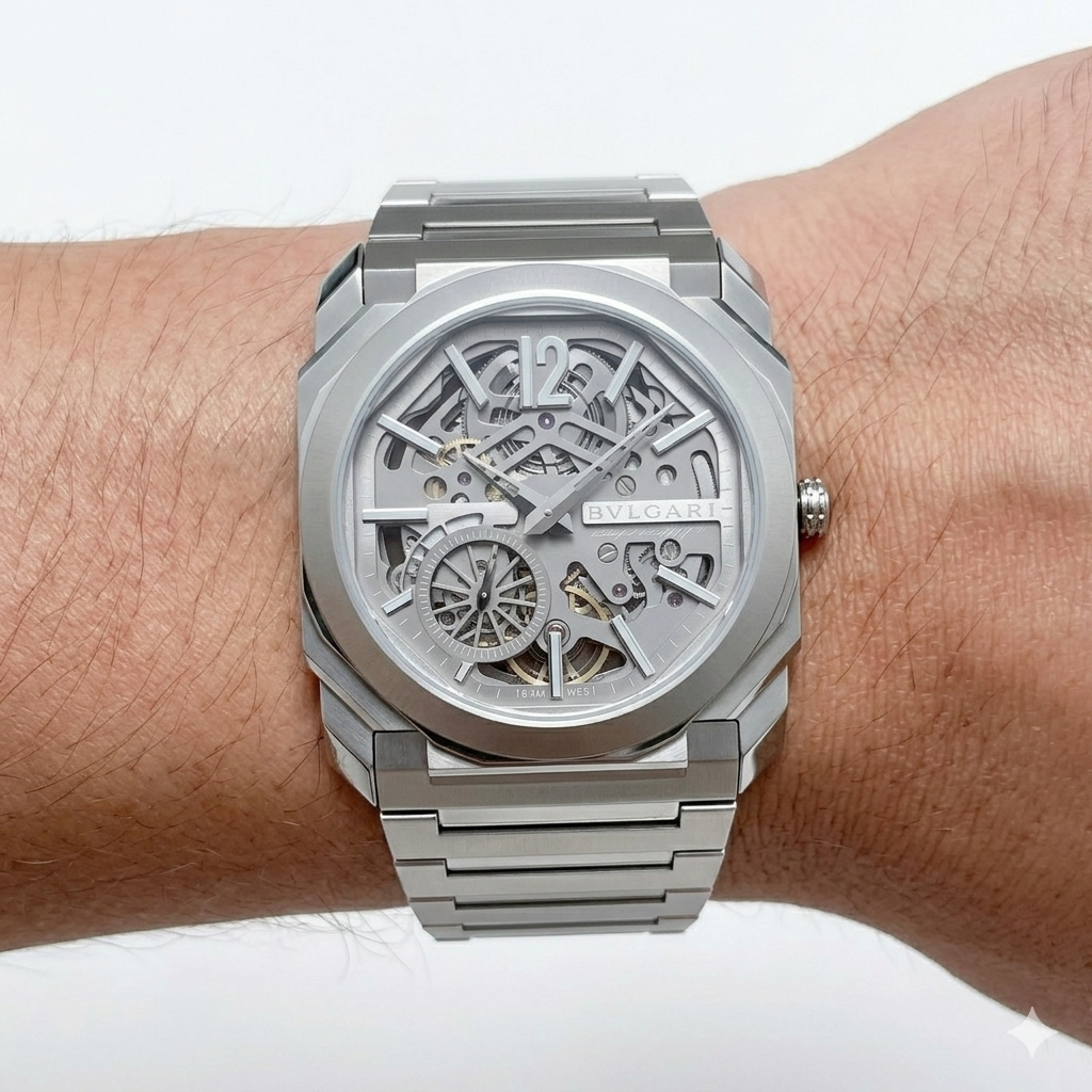 Bvlgari Silver Metal Men's Watch ⌚️✨