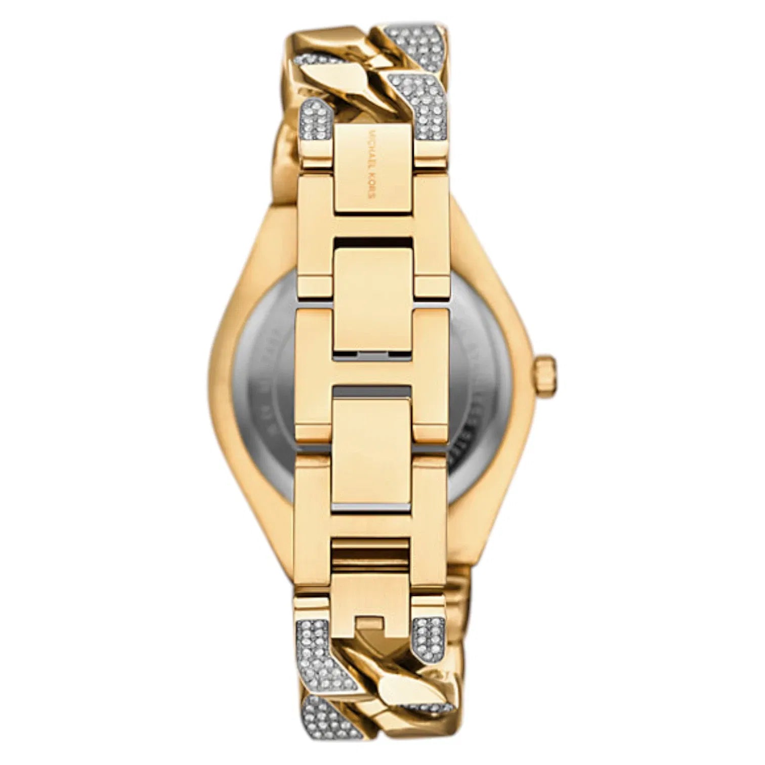Michael Kors Women's Everest Crystal Pave Gold-Tone Curb Link Watch 👑🌟🔗