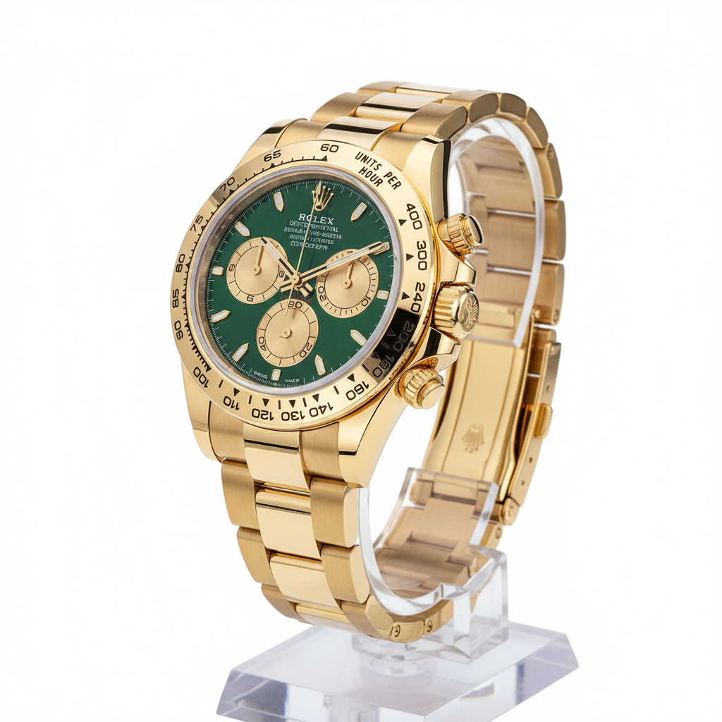 Rolex Daytona Yellow Gold Green Dial Chronograph 💚💛🏆