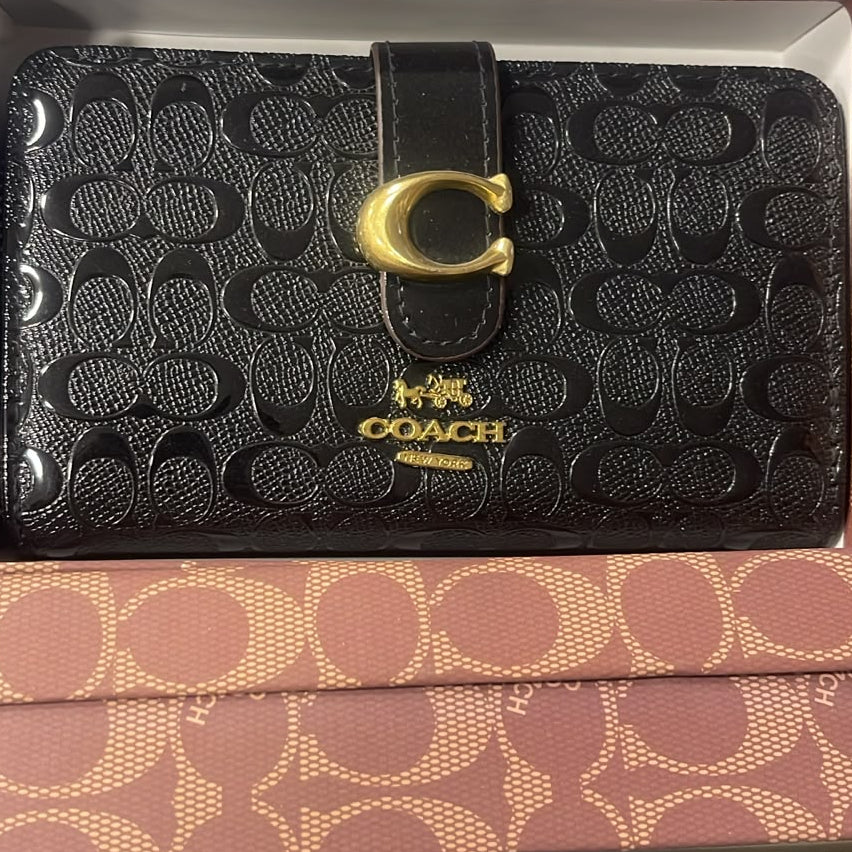 Coach Black Wallet 🖤 Top Quality, Boxed