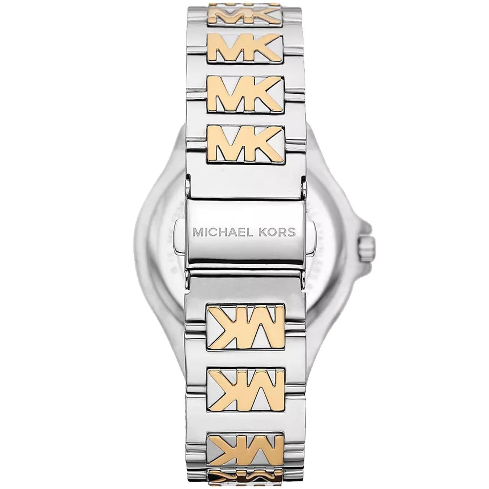 Michael Kors Lennox Pavé Two-Tone Logo Watch
