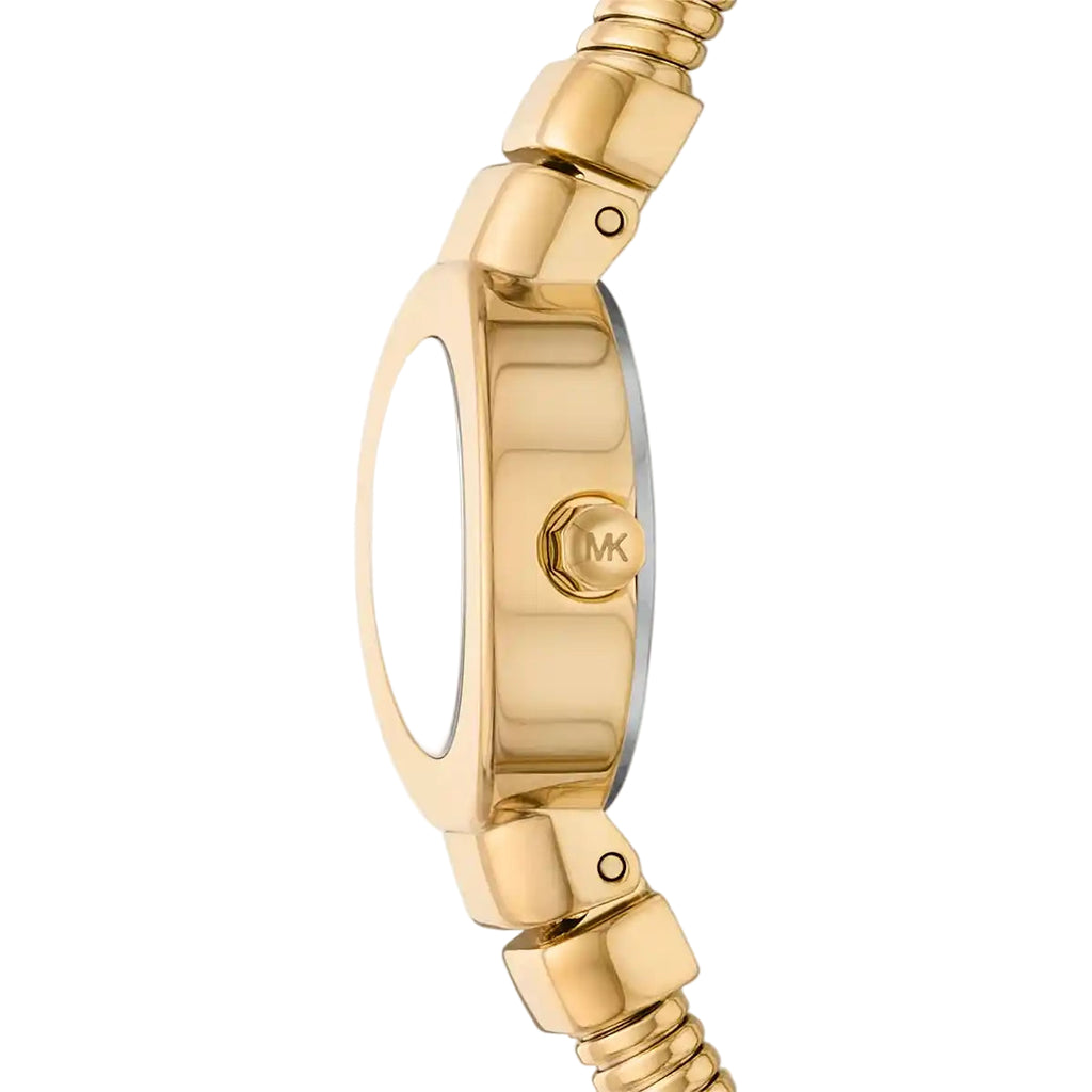 Michael Kors Women's Mini Gold-Tone Bangle Watch with Flexible Strap 💛⌚💫