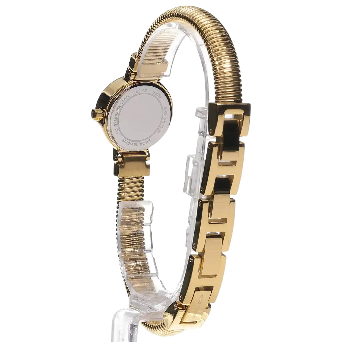 Michael Kors Women's Mini Gold-Tone Bangle Watch with Flexible Strap 💛⌚💫