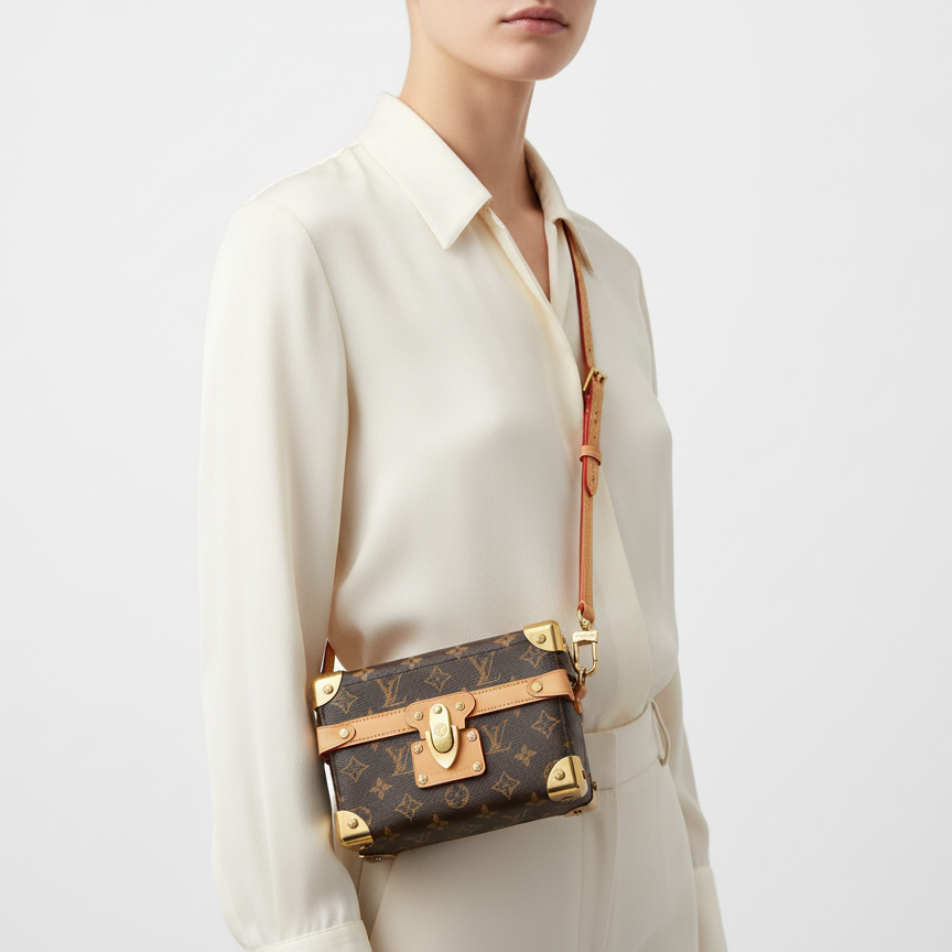 Louis Vuitton Petite Malle Monogram Trunk Bag ✨👜
