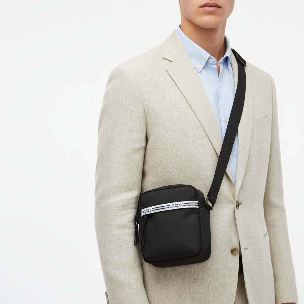 Tommy Hilfiger Black Quilted Crossbody Bag 🖤👜🚶