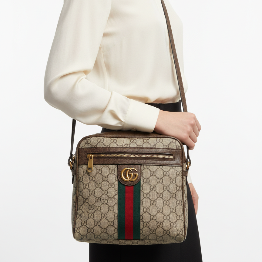 Gucci Ophidia GG Medium Messenger Bag 👜✨🇮🇹