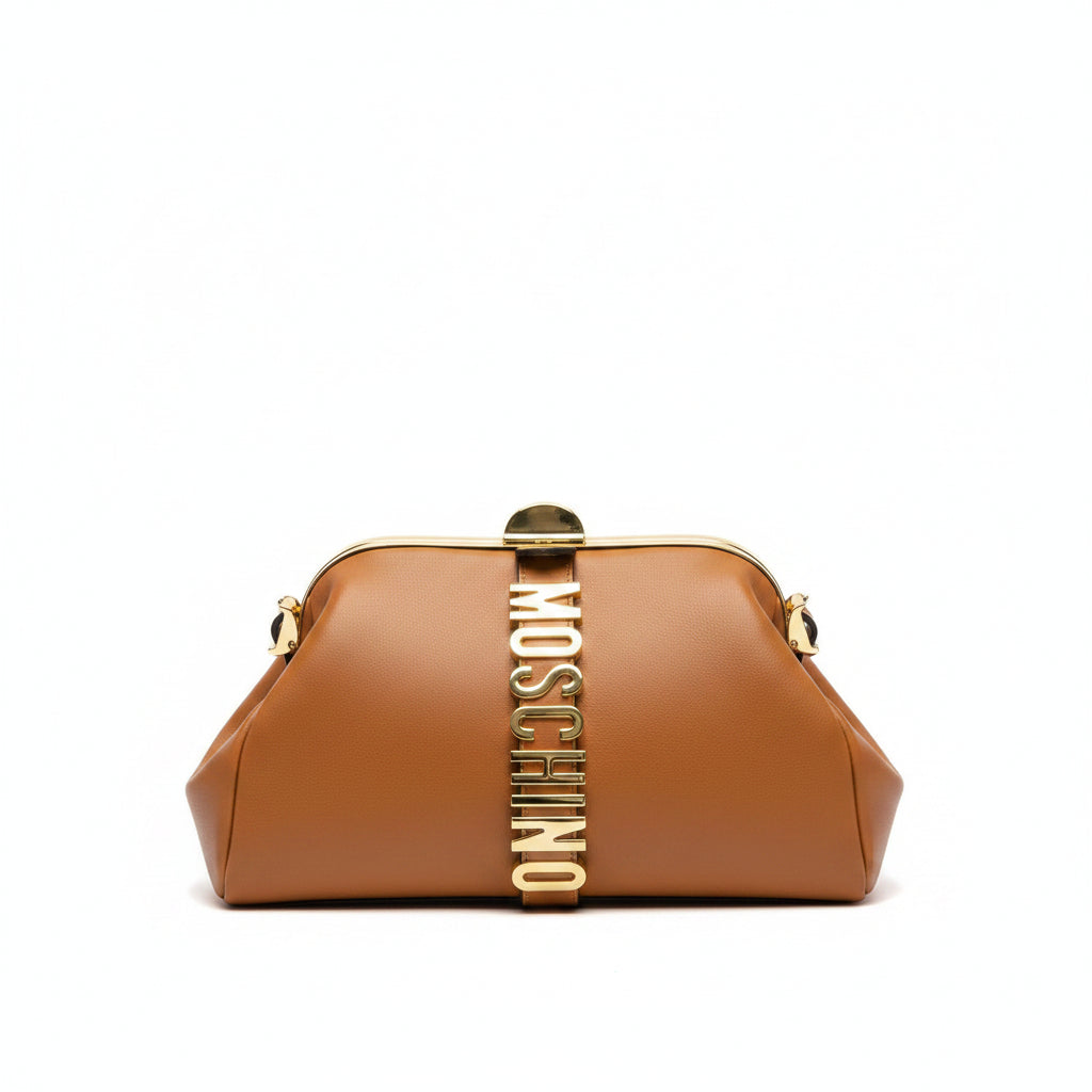 Moschino Tri-Color Satchel 👜 Brown, Red, White